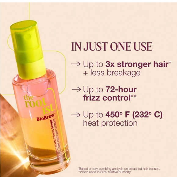 The Rootist BioBrew Leave In Hair Serum Full Size NIB - Picture 2 of 4